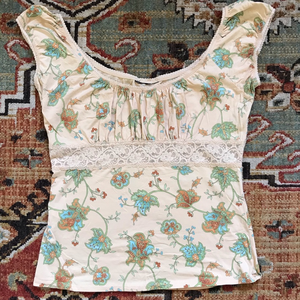 Stretchy peasant top